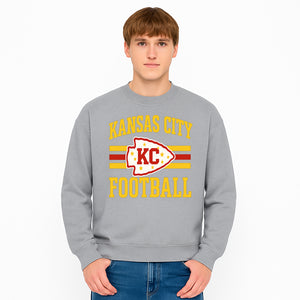 Kansas City Football KC Logo Neon Art Print - NFL Chiefs Team Decor for Fans, Sports Room, or Home Caves - Sweatshirt 1758559983533.jpg