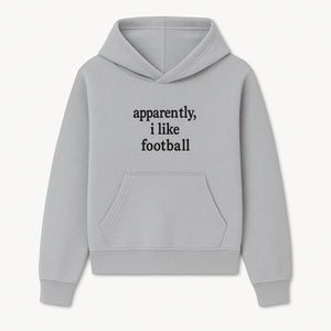 Apparently, I Like Football - Funny Sports Tee for Football Fans, Casual Wear, Perfect Gift for Sports Lovers - Hoodie 1758559985516.jpg