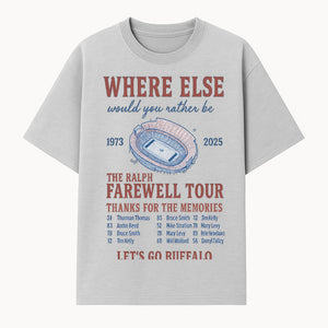 Ralph Wilson Stadium Farewell Tour T-Shirt, Buffalo Bills Tribute, 1973-2025, Sports Memories, NFL Fans Gift - T-shirt 1758559986969.jpg