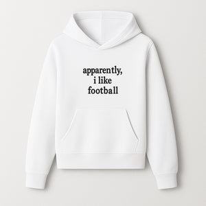 Apparently, I Like Football - Funny Sports Tee for Football Fans, Casual Wear, Perfect Gift for Sports Lovers - Hoodie 1758559987038.jpg