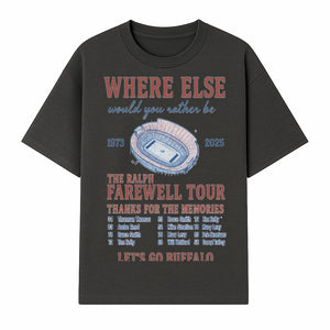 Ralph Wilson Stadium Farewell Tour T-Shirt, Buffalo Bills Tribute, 1973-2025, Sports Memories, NFL Fans Gift - T-shirt 1758559987238.jpg