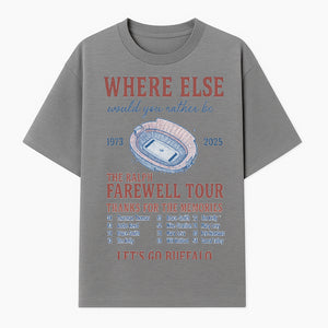Ralph Wilson Stadium Farewell Tour T-Shirt, Buffalo Bills Tribute, 1973-2025, Sports Memories, NFL Fans Gift - T-shirt 1758559987504.jpg