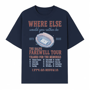 Ralph Wilson Stadium Farewell Tour T-Shirt, Buffalo Bills Tribute, 1973-2025, Sports Memories, NFL Fans Gift - T-shirt 1758559988030.jpg