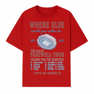 Ralph Wilson Stadium Farewell Tour T-Shirt, Buffalo Bills Tribute, 1973-2025, Sports Memories, NFL Fans Gift - T-shirt 1758559988167.jpg
