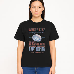 Ralph Wilson Stadium Farewell Tour T-Shirt, Buffalo Bills Tribute, 1973-2025, Sports Memories, NFL Fans Gift - T-shirt 1758559989756.jpg