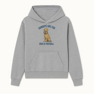 Sundays Are for Dogs & Football Graphic Tee - Perfect Dog Lover Gift for Game Day and Pet Enthusiasts - Hoodie 1758559990109.jpg