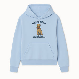 Sundays Are for Dogs & Football Graphic Tee - Perfect Dog Lover Gift for Game Day and Pet Enthusiasts - Hoodie 1758559990250.jpg