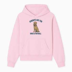 Sundays Are for Dogs & Football Graphic Tee - Perfect Dog Lover Gift for Game Day and Pet Enthusiasts - Hoodie 1758559990362.jpg
