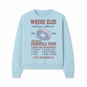 Ralph Wilson Stadium Farewell Tour T-Shirt, Buffalo Bills Tribute, 1973-2025, Sports Memories, NFL Fans Gift - Sweatshirt 1758559990585.jpg