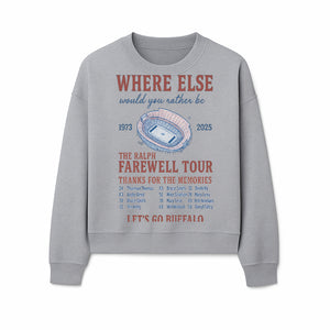 Ralph Wilson Stadium Farewell Tour T-Shirt, Buffalo Bills Tribute, 1973-2025, Sports Memories, NFL Fans Gift - Sweatshirt 1758559991223.jpg