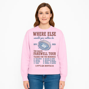 Ralph Wilson Stadium Farewell Tour T-Shirt, Buffalo Bills Tribute, 1973-2025, Sports Memories, NFL Fans Gift - Sweatshirt 1758559992613.jpg