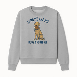 Sundays Are for Dogs & Football Graphic Tee - Perfect Dog Lover Gift for Game Day and Pet Enthusiasts - Sweatshirt 1758559995325.jpg
