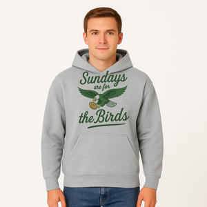 Sundays Are for the Birds Football Tee | Eagles Fan Shirt | Game Day Apparel | Sports Graphic T-Shirt for NFL Lovers - Hoodie 1758559995671.jpg