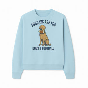 Sundays Are for Dogs & Football Graphic Tee - Perfect Dog Lover Gift for Game Day and Pet Enthusiasts - Sweatshirt 1758559995968.jpg