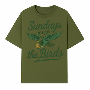 Sundays Are for the Birds Football Tee | Eagles Fan Shirt | Game Day Apparel | Sports Graphic T-Shirt for NFL Lovers - T-shirt 1758559996421.jpg