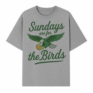 Sundays Are for the Birds Football Tee | Eagles Fan Shirt | Game Day Apparel | Sports Graphic T-Shirt for NFL Lovers - T-shirt 1758559997261.jpg