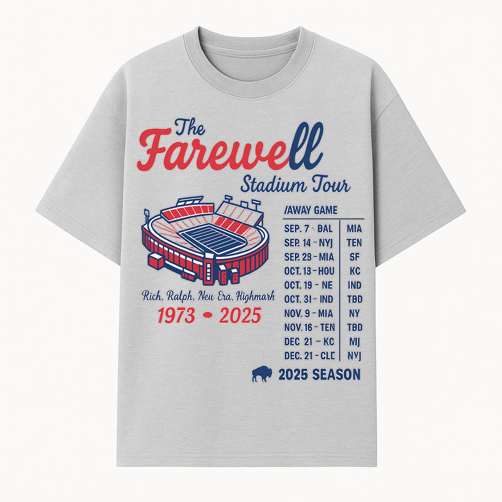 Farewell Stadium Tour 1973-2025 Graphic Tee NFL Football Schedule, Team Spirit Shirt, Sports Fan Apparel, Gift for Fans - T-shirt 1758559997724.jpg