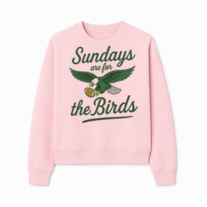 Sundays Are for the Birds Football Tee | Eagles Fan Shirt | Game Day Apparel | Sports Graphic T-Shirt for NFL Lovers - Sweatshirt 1758559999581.jpg