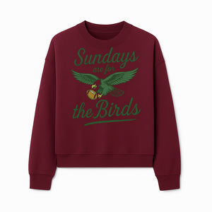 Sundays Are for the Birds Football Tee | Eagles Fan Shirt | Game Day Apparel | Sports Graphic T-Shirt for NFL Lovers - Sweatshirt 1758559999711.jpg