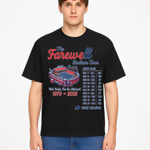Farewell Stadium Tour 1973-2025 Graphic Tee NFL Football Schedule, Team Spirit Shirt, Sports Fan Apparel, Gift for Fans - T-shirt 1758560000384.jpg