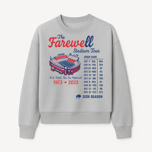 Farewell Stadium Tour 1973-2025 Graphic Tee NFL Football Schedule, Team Spirit Shirt, Sports Fan Apparel, Gift for Fans - Sweatshirt 1758560001285.jpg