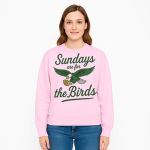 Sundays Are for the Birds Football Tee | Eagles Fan Shirt | Game Day Apparel | Sports Graphic T-Shirt for NFL Lovers - Sweatshirt 1758560001536.jpg