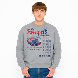 Farewell Stadium Tour 1973-2025 Graphic Tee NFL Football Schedule, Team Spirit Shirt, Sports Fan Apparel, Gift for Fans - Sweatshirt 1758560003337.jpg
