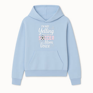 Soccer Mom Voice T-Shirt | Funny Sports Mom Gift | I'm Not Yelling Just My Soccer Voice | Women's Casual Tee - Hoodie 1758560846211.jpg