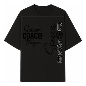Personalized Soccer Coach Sign, Custom Coach Morgan Decor, Soccer Themed Gift, Coach Appreciation Wall Art, Sports Decor - T-shirt 1758560853388.jpg