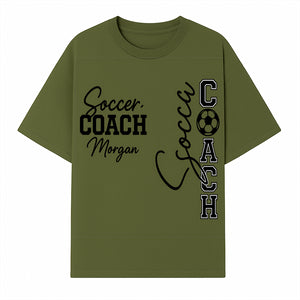Personalized Soccer Coach Sign, Custom Coach Morgan Decor, Soccer Themed Gift, Coach Appreciation Wall Art, Sports Decor - T-shirt 1758560853662.jpg