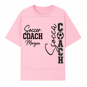 Personalized Soccer Coach Sign, Custom Coach Morgan Decor, Soccer Themed Gift, Coach Appreciation Wall Art, Sports Decor - T-shirt 1758560854144.jpg
