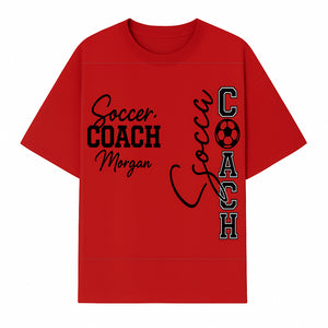 Personalized Soccer Coach Sign, Custom Coach Morgan Decor, Soccer Themed Gift, Coach Appreciation Wall Art, Sports Decor - T-shirt 1758560854552.jpg