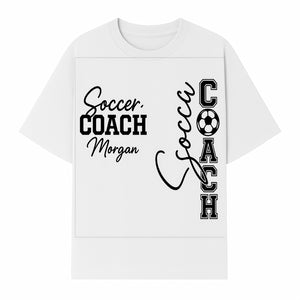 Personalized Soccer Coach Sign, Custom Coach Morgan Decor, Soccer Themed Gift, Coach Appreciation Wall Art, Sports Decor - T-shirt 1758560854841.jpg