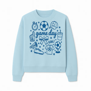 Soccer Game Day Decor, Football Party Print, Sports Team Cheer Design, Youth Soccer Event, Sports Themed Wall Art - Sweatshirt 1758560866388.jpg