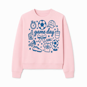 Soccer Game Day Decor, Football Party Print, Sports Team Cheer Design, Youth Soccer Event, Sports Themed Wall Art - Sweatshirt 1758560866514.jpg