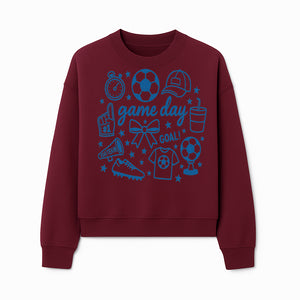 Soccer Game Day Decor, Football Party Print, Sports Team Cheer Design, Youth Soccer Event, Sports Themed Wall Art - Sweatshirt 1758560866611.jpg