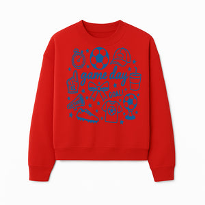 Soccer Game Day Decor, Football Party Print, Sports Team Cheer Design, Youth Soccer Event, Sports Themed Wall Art - Sweatshirt 1758560866893.jpg