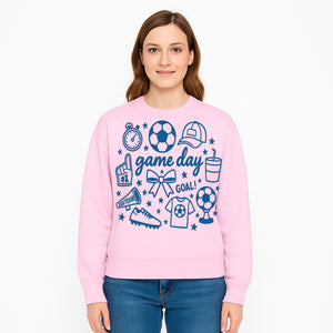 Soccer Game Day Decor, Football Party Print, Sports Team Cheer Design, Youth Soccer Event, Sports Themed Wall Art - Sweatshirt 1758560868476.jpg
