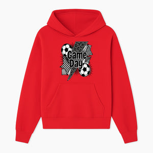 Game Day Soccer Graphic Tee - Fun Sports Apparel with Soccer Balls and Bold Designs for Fans and Players - Hoodie 1758560869857.jpg