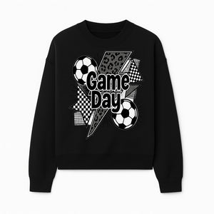 Game Day Soccer Graphic Tee - Fun Sports Apparel with Soccer Balls and Bold Designs for Fans and Players - Sweatshirt 1758560874729.jpg