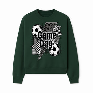 Game Day Soccer Graphic Tee - Fun Sports Apparel with Soccer Balls and Bold Designs for Fans and Players - Sweatshirt 1758560874992.jpg