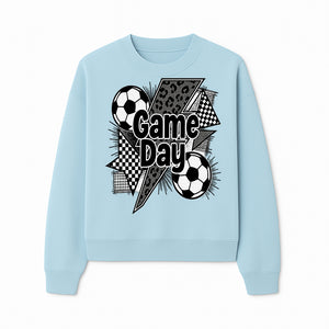 Game Day Soccer Graphic Tee - Fun Sports Apparel with Soccer Balls and Bold Designs for Fans and Players - Sweatshirt 1758560875271.jpg