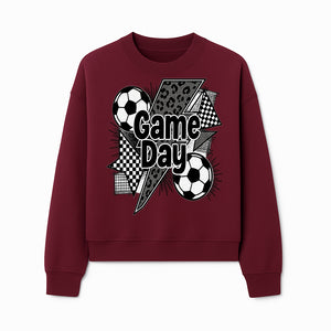 Game Day Soccer Graphic Tee - Fun Sports Apparel with Soccer Balls and Bold Designs for Fans and Players - Sweatshirt 1758560875563.jpg