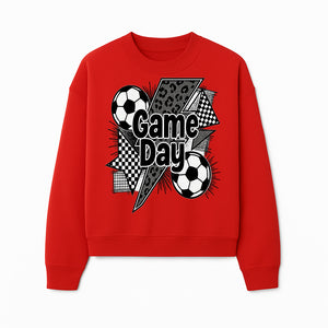 Game Day Soccer Graphic Tee - Fun Sports Apparel with Soccer Balls and Bold Designs for Fans and Players - Sweatshirt 1758560875822.jpg