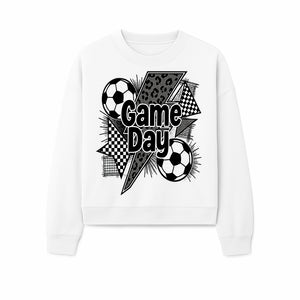 Game Day Soccer Graphic Tee - Fun Sports Apparel with Soccer Balls and Bold Designs for Fans and Players - Sweatshirt 1758560876164.jpg