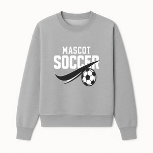 Soccer Mascot Design Graphic - Futuristic Sport Logo with Soccer Ball for Apparel, Merchandise, and Team Spirit Products - Sweatshirt 1758560883757.jpg