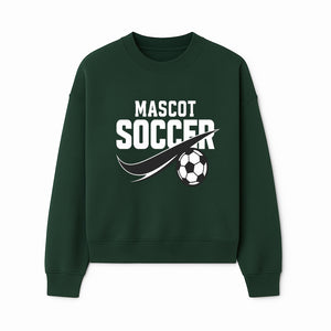 Soccer Mascot Design Graphic - Futuristic Sport Logo with Soccer Ball for Apparel, Merchandise, and Team Spirit Products - Sweatshirt 1758560884188.jpg