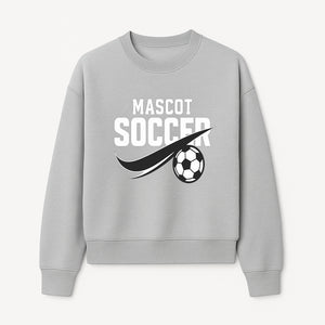 Soccer Mascot Design Graphic - Futuristic Sport Logo with Soccer Ball for Apparel, Merchandise, and Team Spirit Products - Sweatshirt 1758560884319.jpg