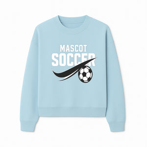 Soccer Mascot Design Graphic - Futuristic Sport Logo with Soccer Ball for Apparel, Merchandise, and Team Spirit Products - Sweatshirt 1758560884444.jpg