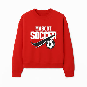Soccer Mascot Design Graphic - Futuristic Sport Logo with Soccer Ball for Apparel, Merchandise, and Team Spirit Products - Sweatshirt 1758560885016.jpg